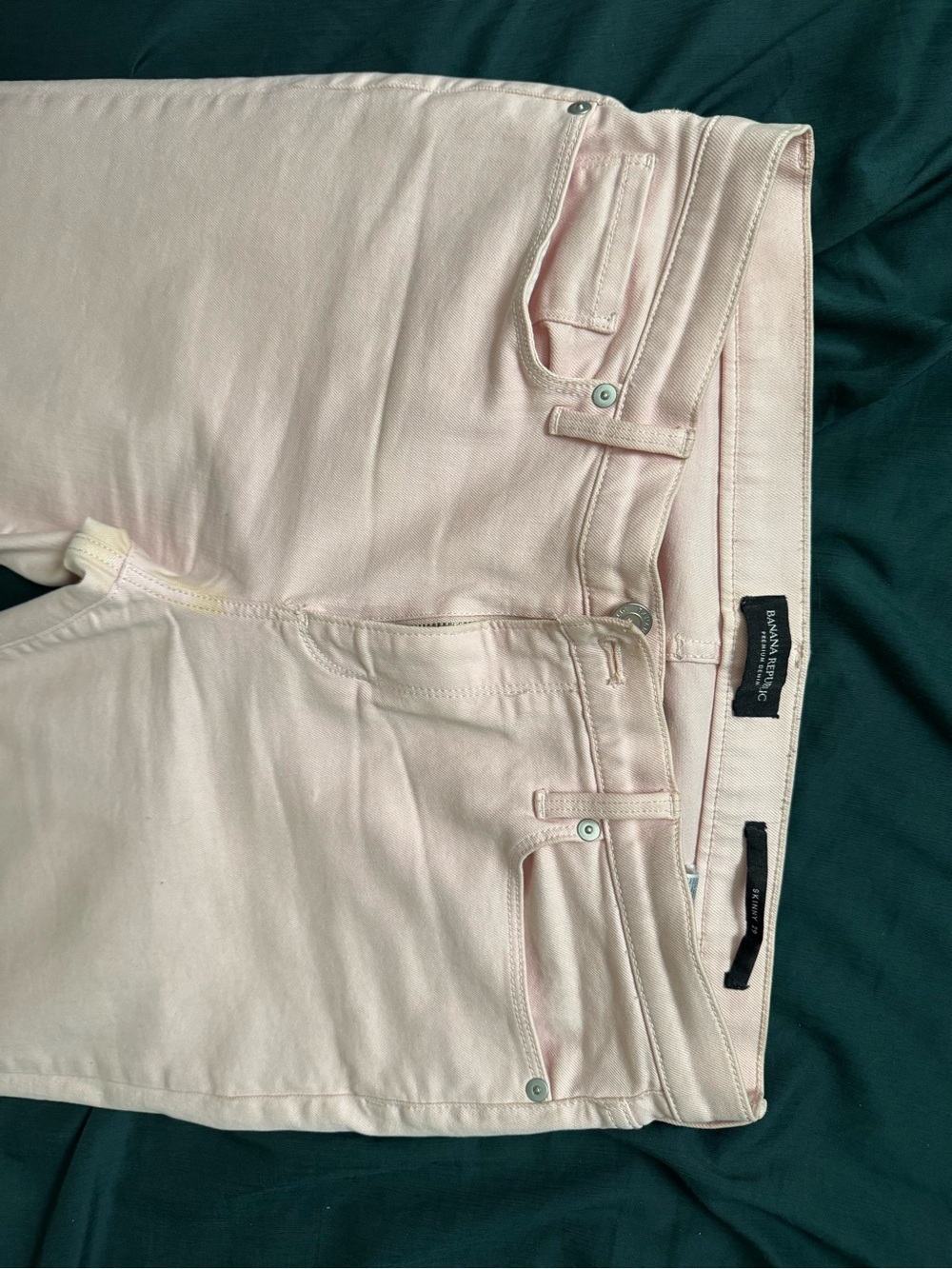 Banana Republic Light Pink Skinny Jeans